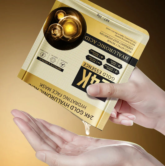 24K Guldmask – 10-pack