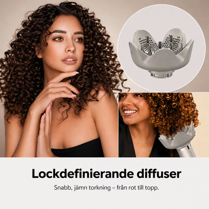 8-i-1 Hårstyler – Lockar, Volym & Torkning