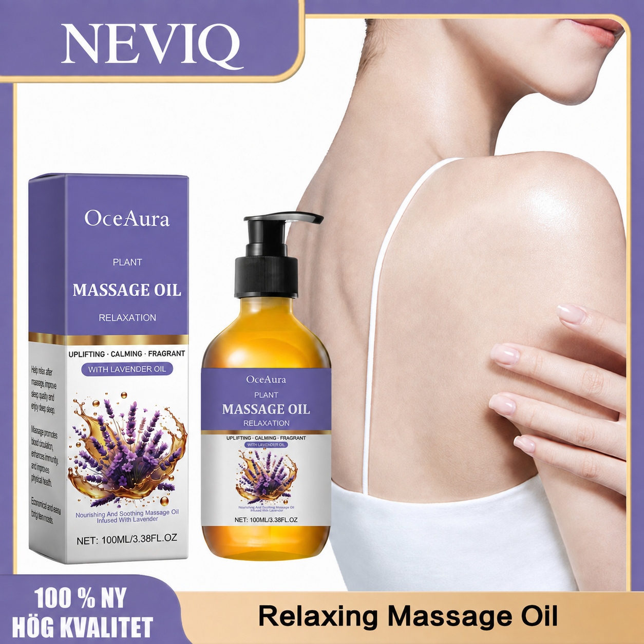 GlowContour™ Massageolja med Lavendel