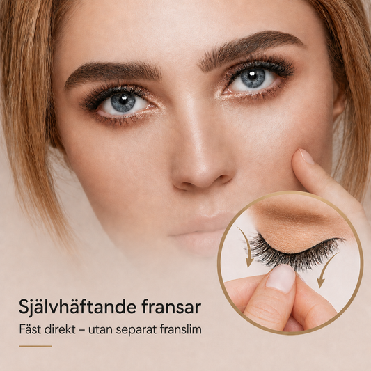 Självhäftande 3D-lösögonfransar