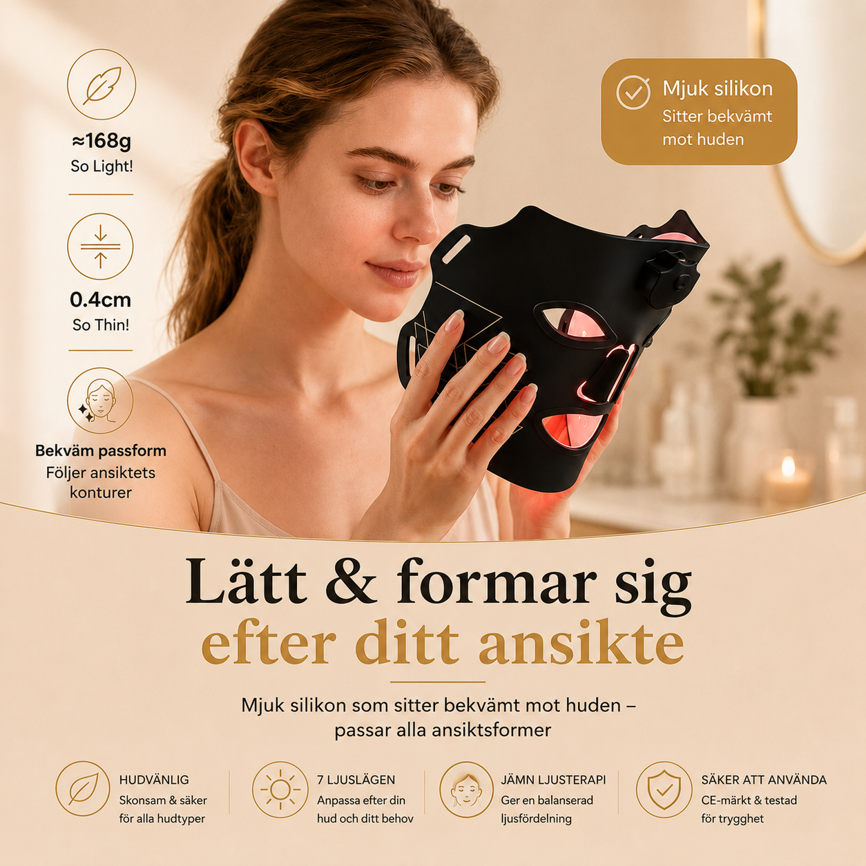LED Ansiktsmask