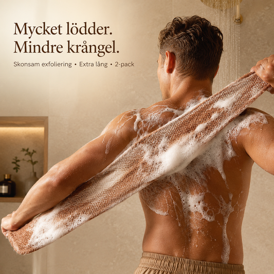 African Net Sponge 2-Pack – Exfolierande Kroppsskrubb