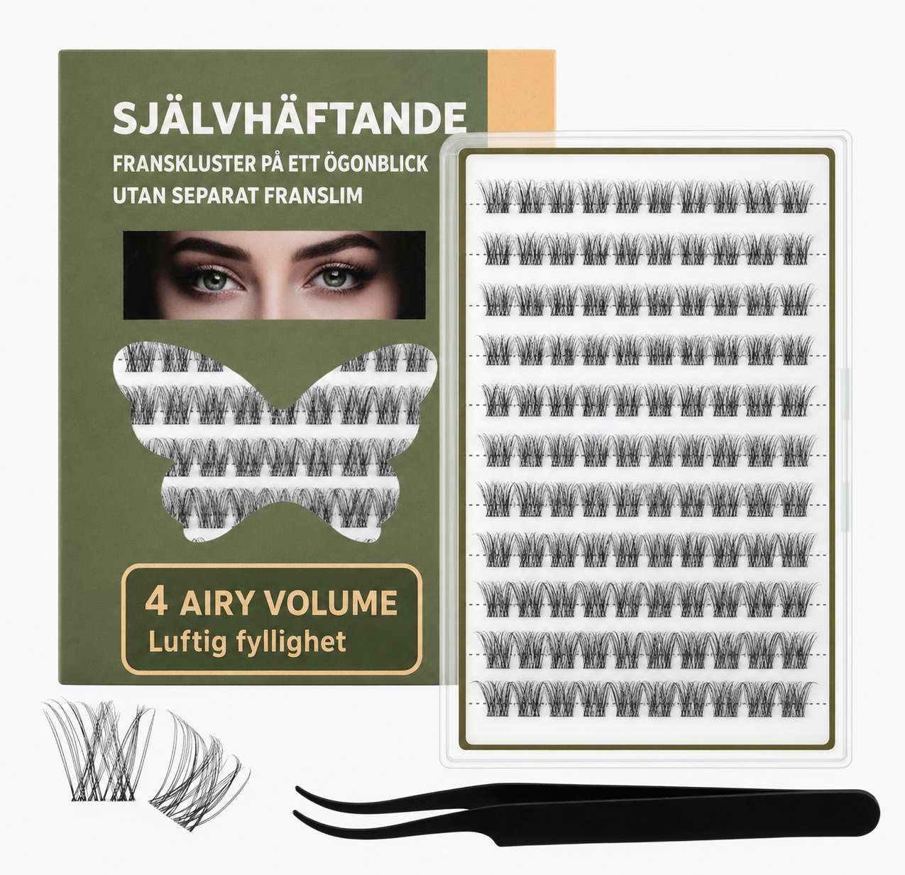 Självhäftande Lyxfransar