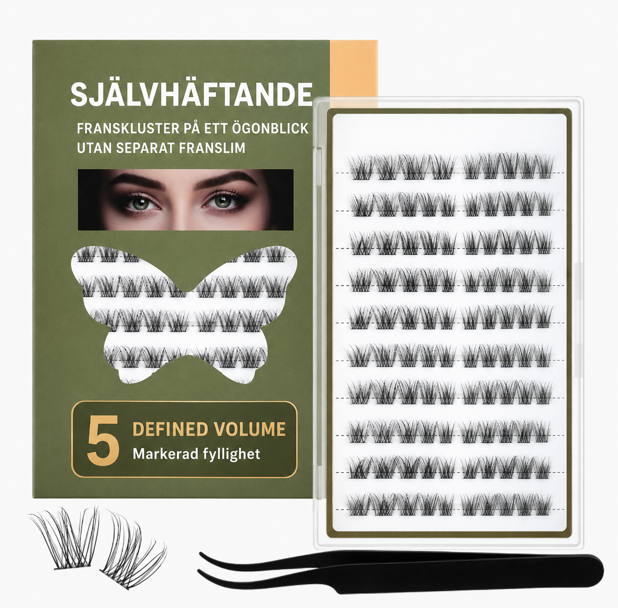 Självhäftande Lyxfransar