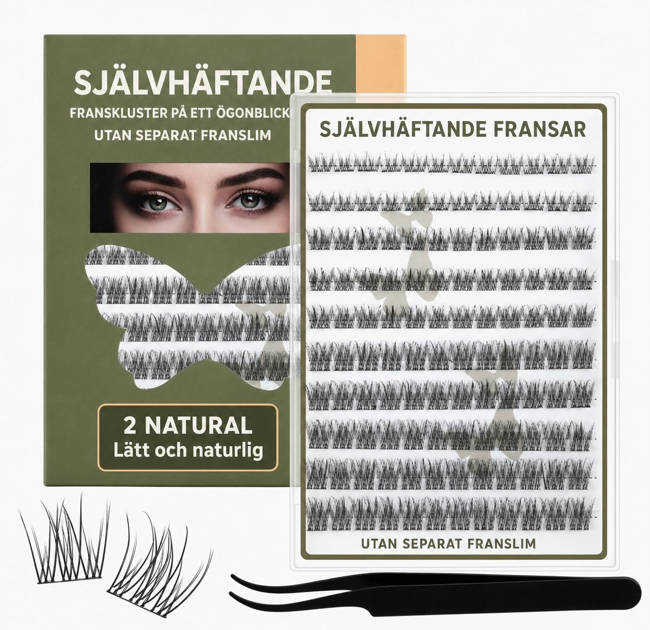 Självhäftande Lyxfransar