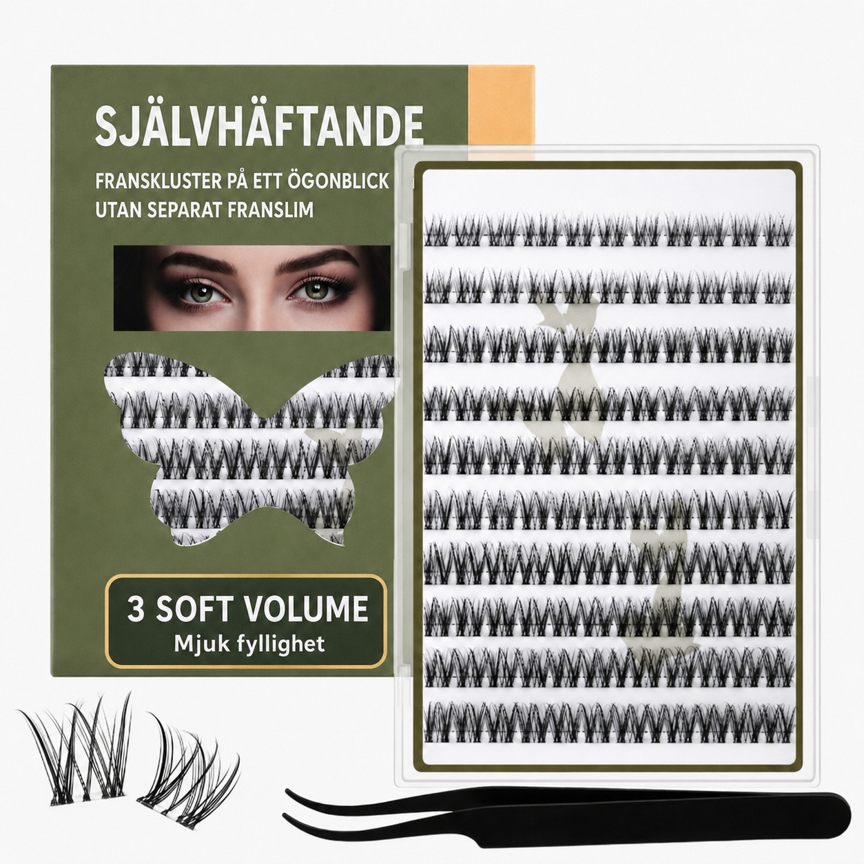 Självhäftande Lyxfransar