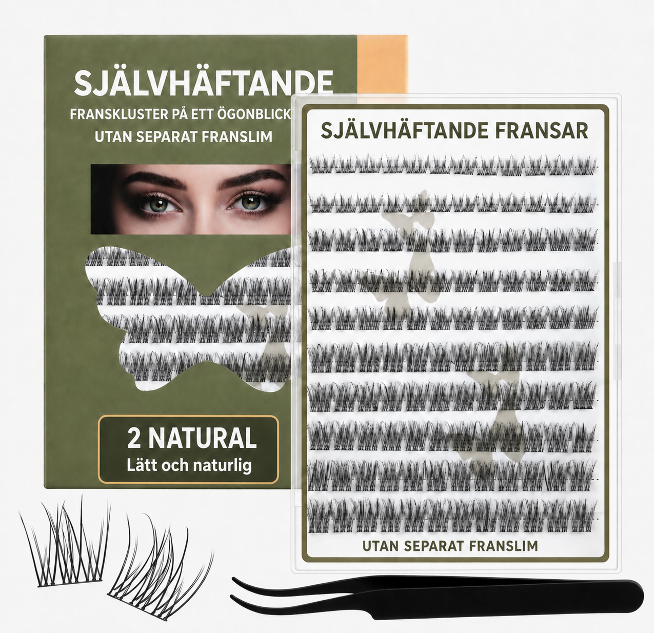 Självhäftande Lyxfransar