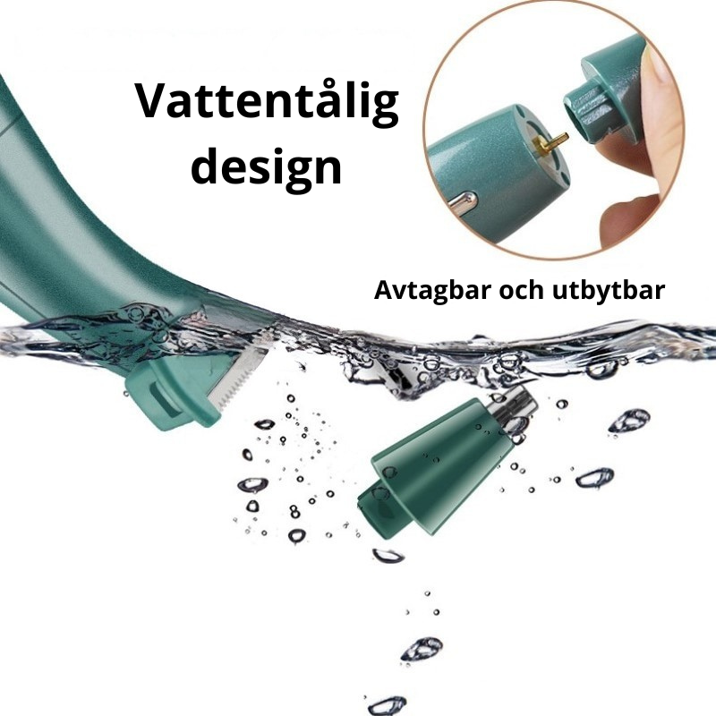 3-i-1 Elektrisk Trimmer för Ansikte & Kropp